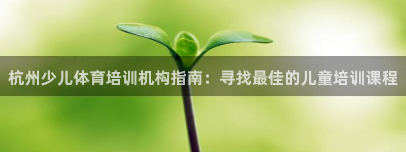 焦点娱乐怎么找不到了：杭州少儿体育培训机构指南：寻找